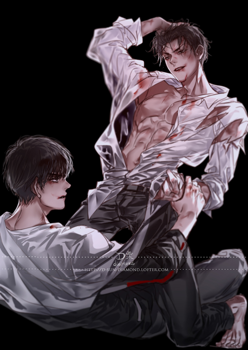 jian suiying and li yu (188 group and 1 more) drawn by d-sun-diamond
