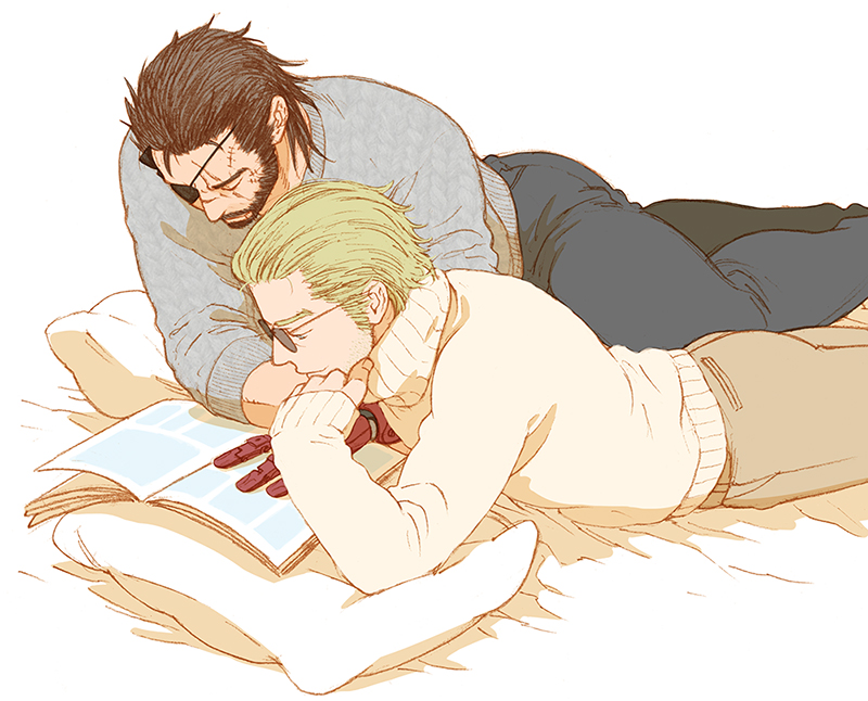 venom snake and kazuhira miller (metal gear and 1 more) drawn by katou_setsuko