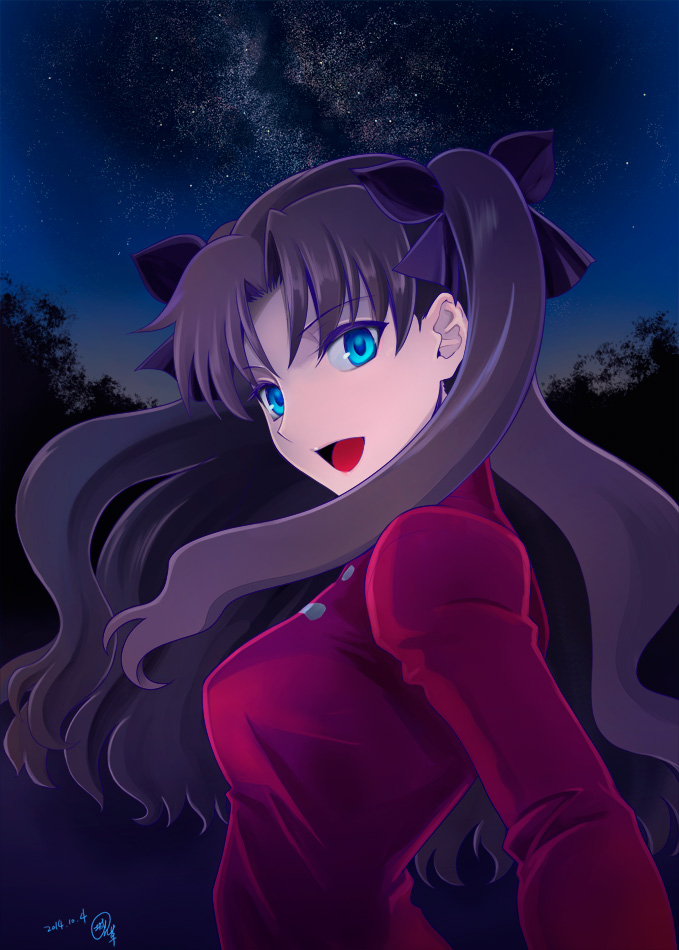 tohsaka rin (fate and 1 more) drawn by shirotsumekusa