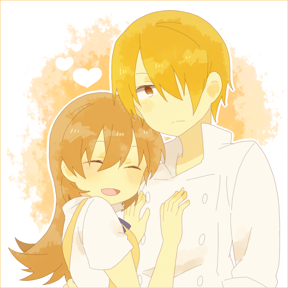 todoroki yachiyo and satou jun (working!!) drawn by tere_(rabbit-810)