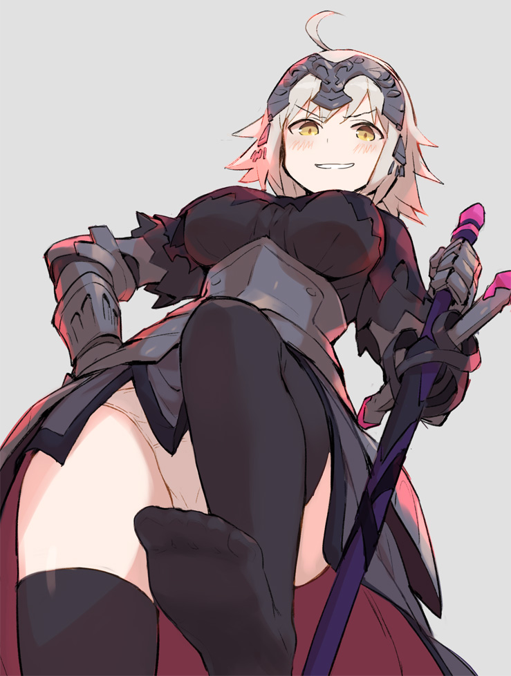 jeanne d'arc alter (fate and 1 more) drawn by inuchazuke