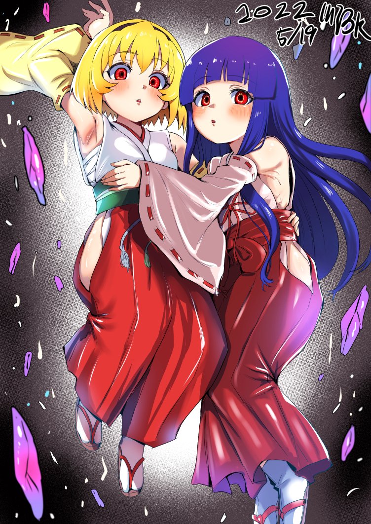 furude rika and houjou satoko (higurashi no naku koro ni and 1 more) drawn by onuma_kuma