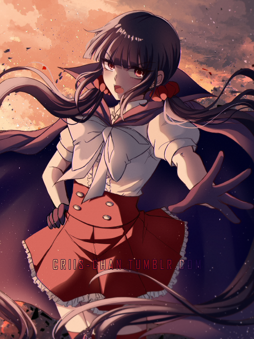 harukawa maki (danganronpa and 1 more) drawn by criis-chan