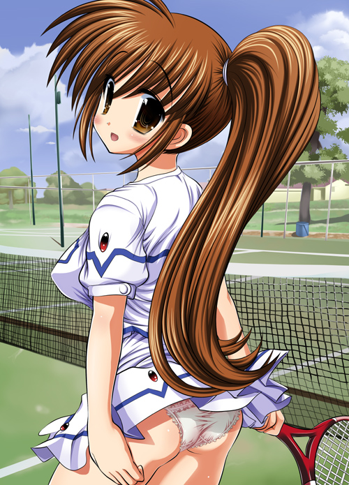 takamachi nanoha (lyrical nanoha and 1 more) drawn by raidon
