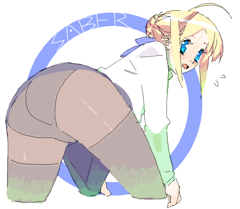 artoria pendragon and saber (fate and 1 more) drawn by meisamu