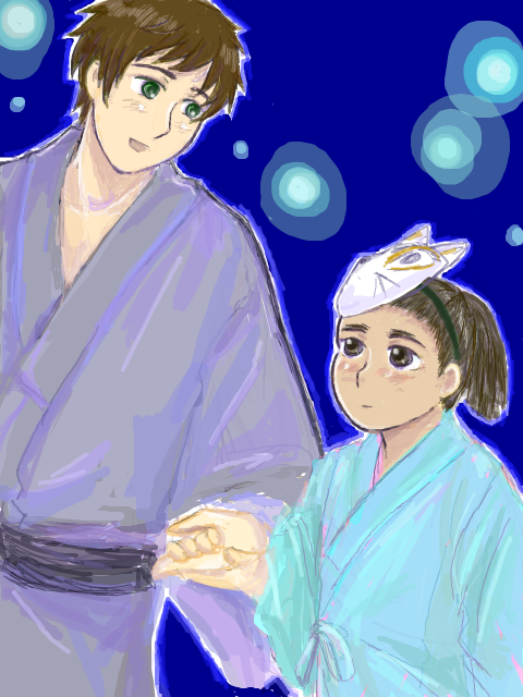 spain and cuba (axis powers hetalia) drawn by kurosan