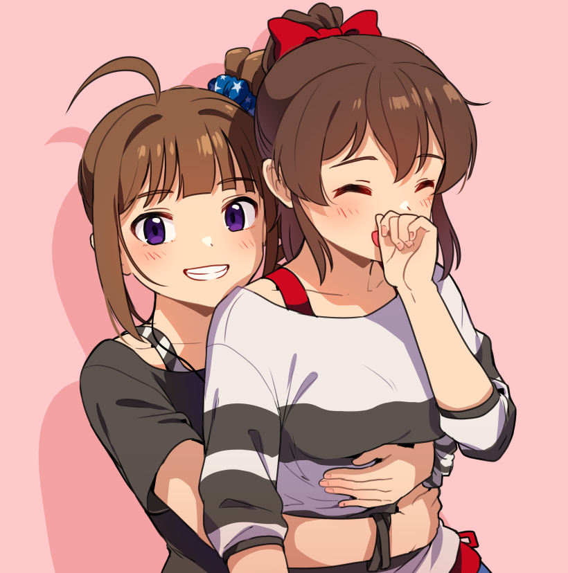 yokoyama nao and satake minako (idolmaster and 1 more) drawn by kamille_(vcx68)
