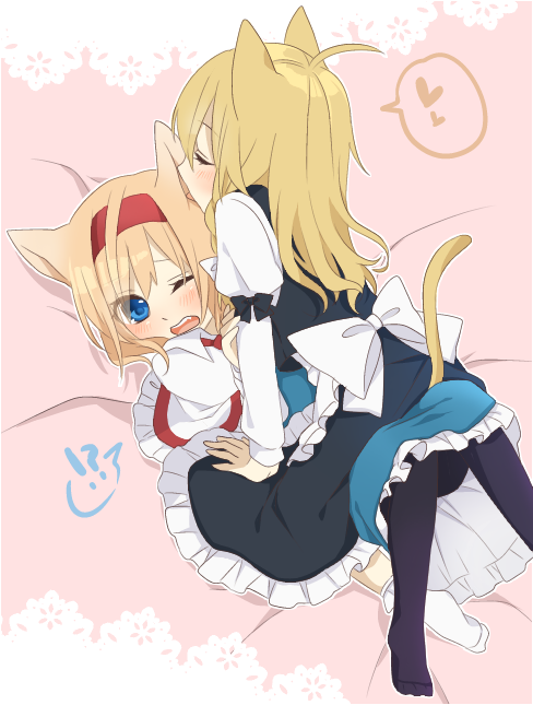 kirisame marisa and alice margatroid (touhou) drawn by tsuno_no_hito