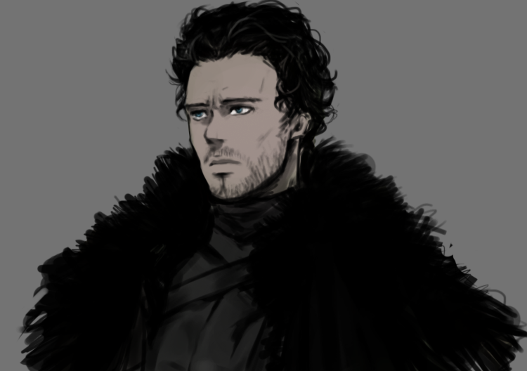 robb stark (a song of ice and fire) drawn by clamp8903