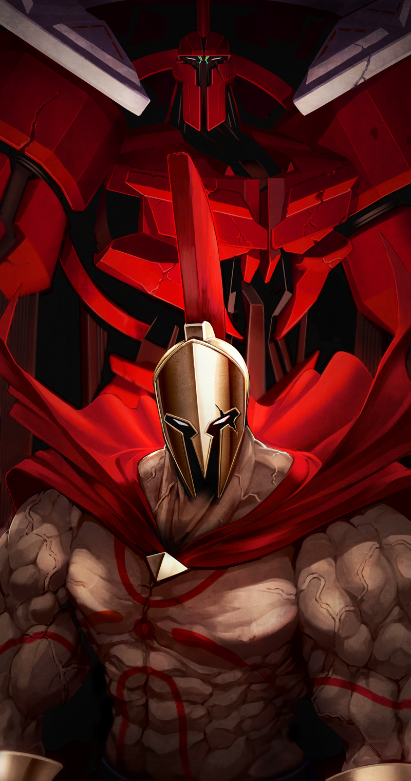 leonidas and ares (fate and 1 more) drawn by ub1mo