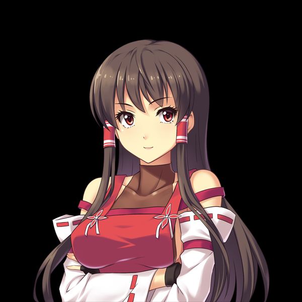 sendai hakurei no miko (original and 2 more) drawn by athrun1120