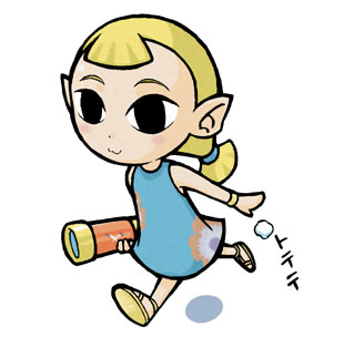 aryll (the legend of zelda and 1 more) drawn by kazutora