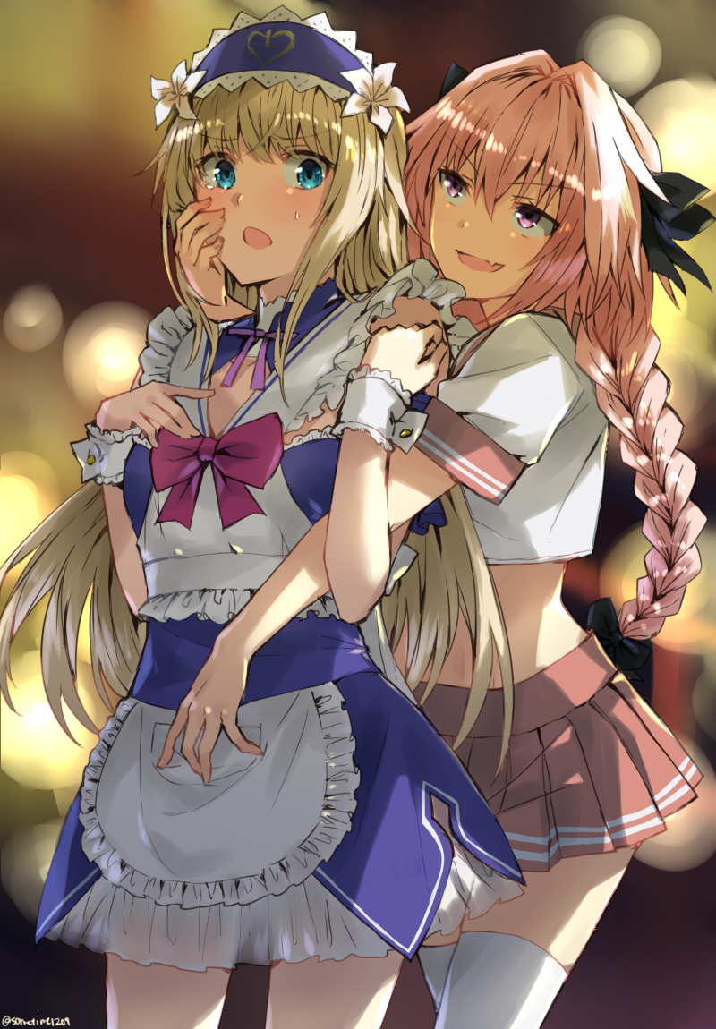 astolfo and chevalier d'eon (fate and 2 more) drawn by somechime_(sometime1209)
