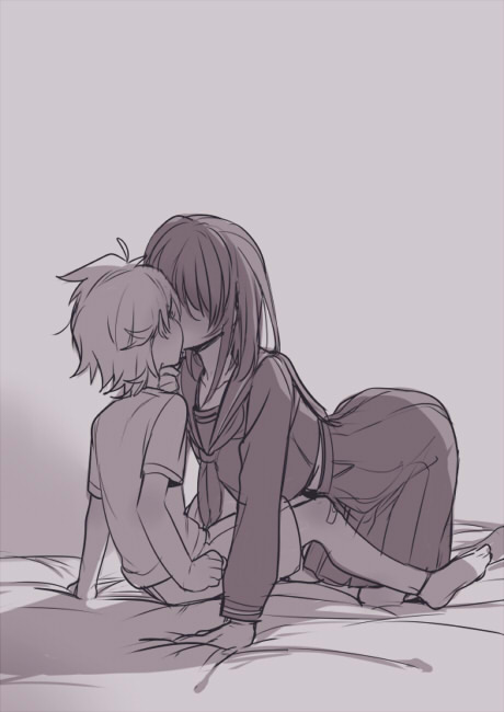 yukinoshita haruno and hayama hayato (yahari ore no seishun lovecome wa machigatteiru.) drawn by cr-r