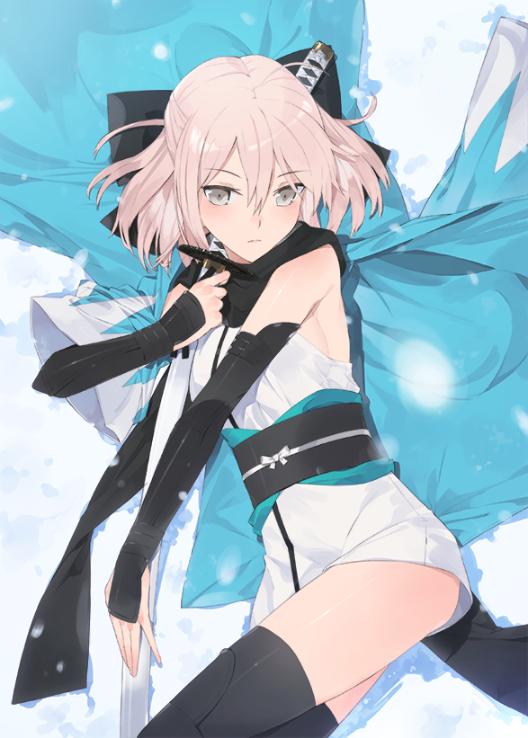 okita souji (fate and 1 more) drawn by hayashi_kewi