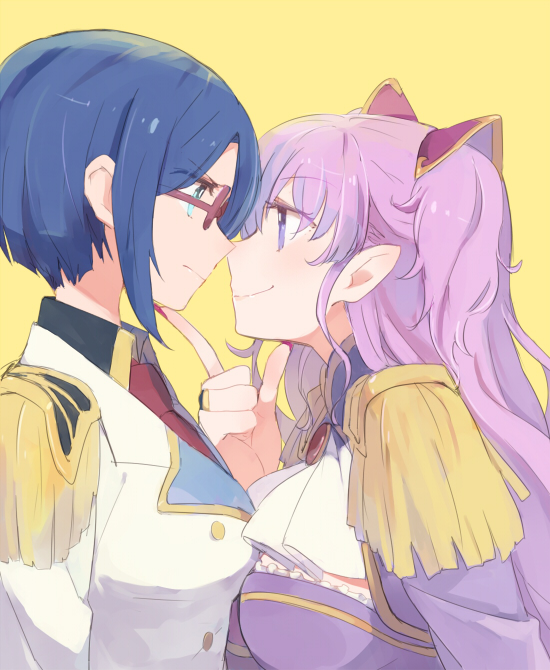 charlotte shalzen and shigure kasumi (valkyrie drive and 1 more) drawn by sou_(tuhut)
