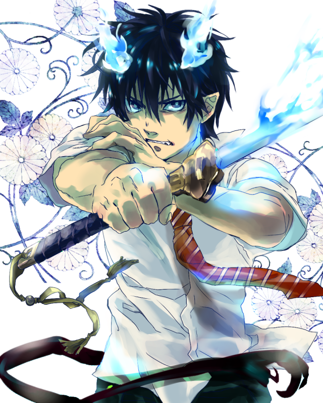 okumura rin (ao no exorcist) drawn by shirou_(j00630)