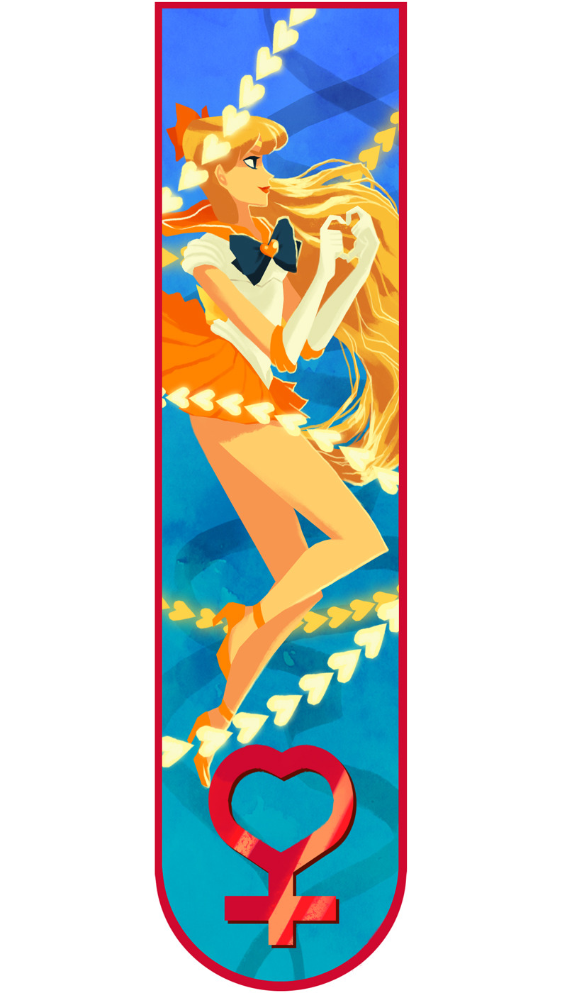 aino minako and sailor venus (bishoujo senshi sailor moon) drawn by pikipouet