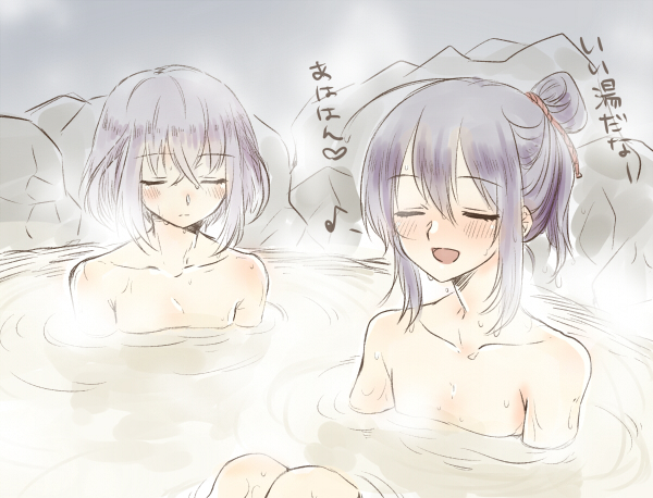 namazuo toushirou and honebami toushirou (touken ranbu) drawn by tanigu