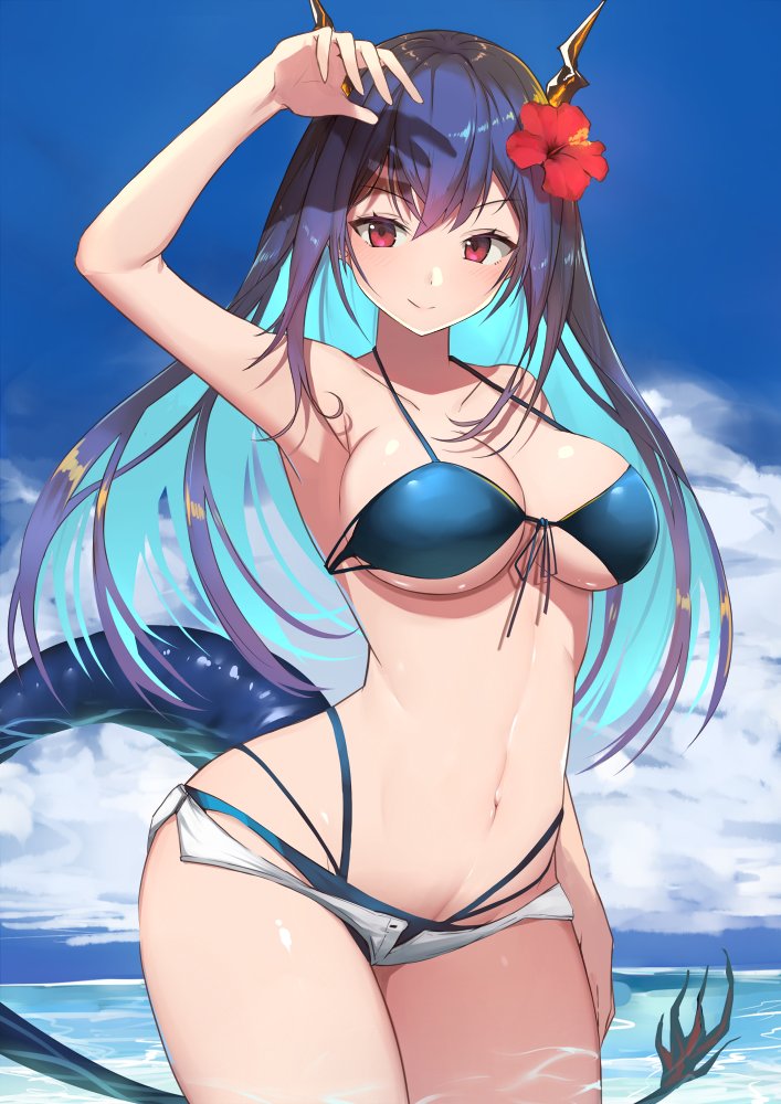 ch'en and ch'en the holungday (arknights) drawn by yuzuruka_(bougainvillea)
