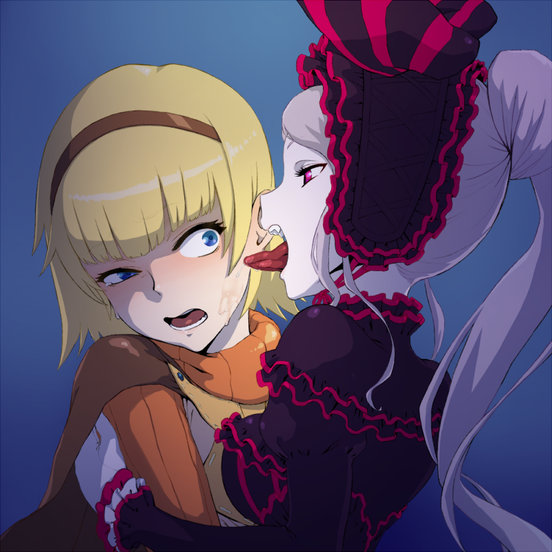 shalltear bloodfallen and arche eeb rile furt (overlord) drawn by nkds-san