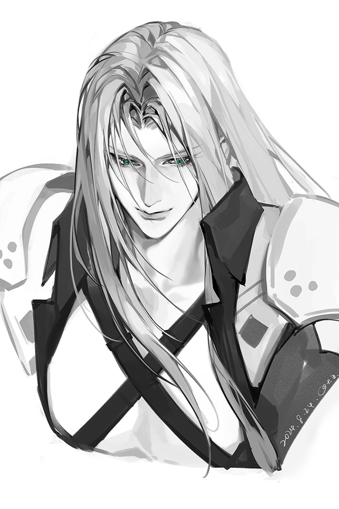 sephiroth (final fantasy and 1 more) drawn by tiandayu2022