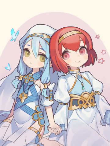 azura and maria (fire emblem and 3 more) drawn by cbc_p