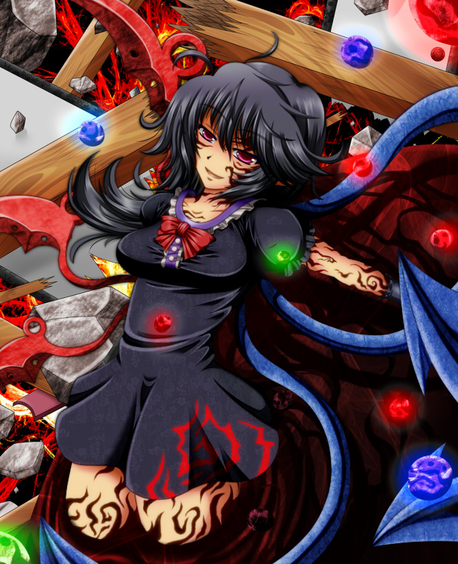 houjuu nue (touhou) drawn by archienemy