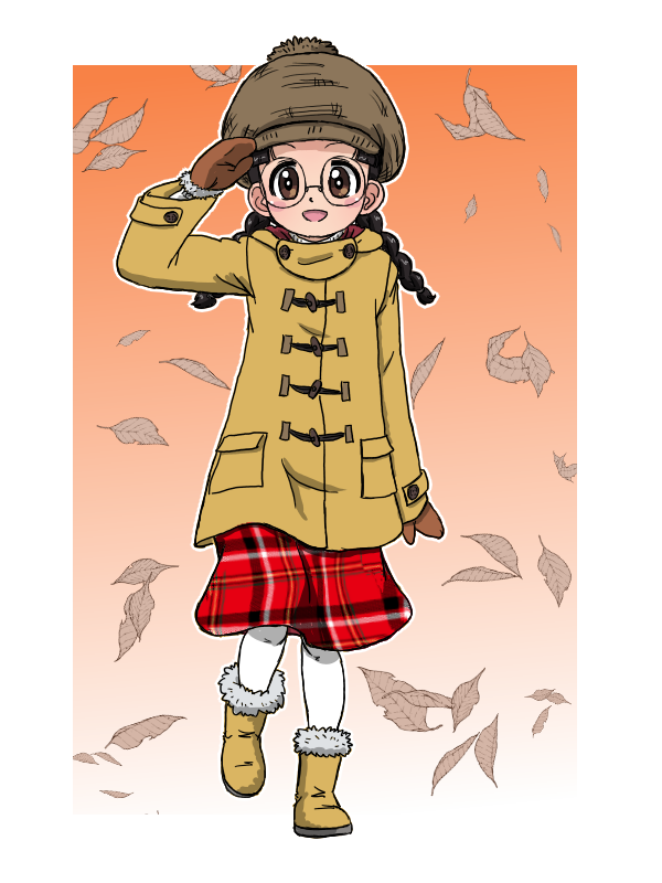 fukuda haru (girls und panzer) drawn by takahashi_kurage