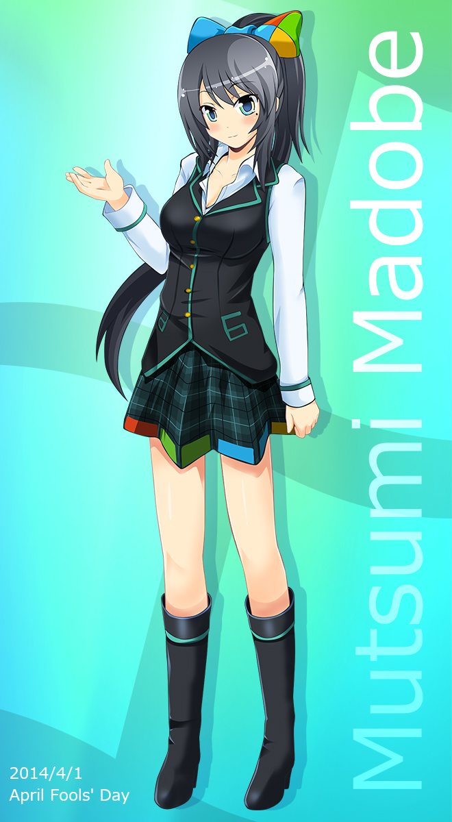 madobe mutsumi (os-tan and 2 more) drawn by shimoogawa