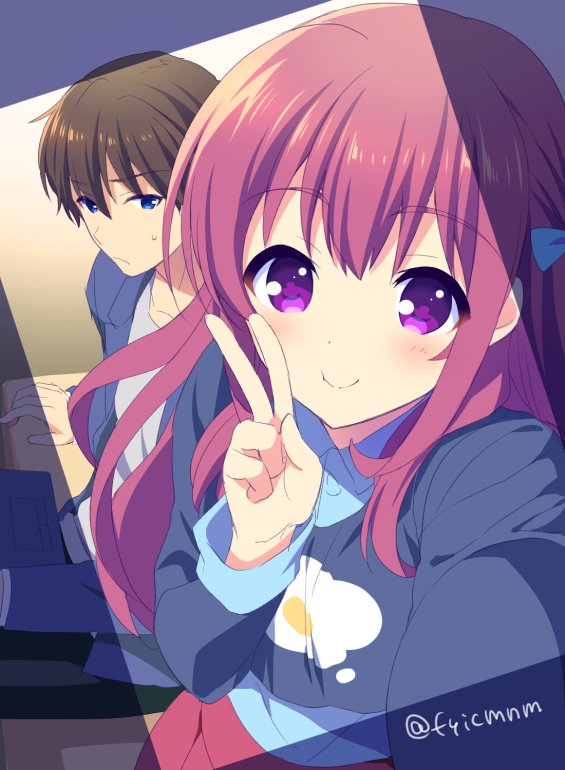 karasuma chitose and karasuma gojou (girlish number) drawn by fuyuichi_monme