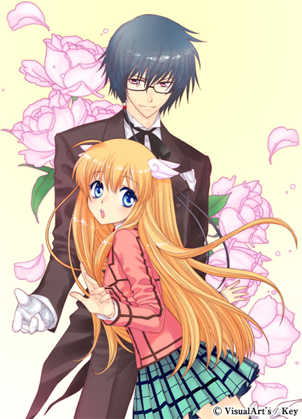 ootori chihaya and ootori sakuya (rewrite) drawn by nagae_tomomi