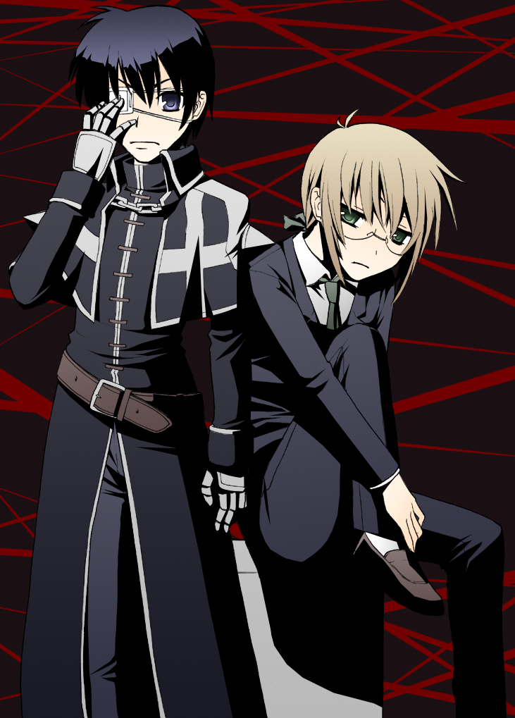 yuuno scrya and chrono harlaown (lyrical nanoha and 1 more)
