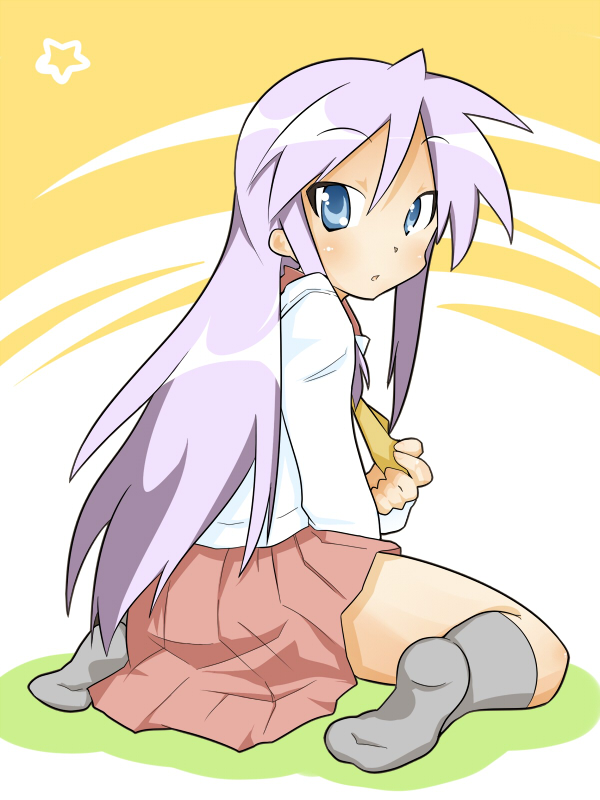 hiiragi kagami (lucky star) drawn by shing_(sorairo_factory)