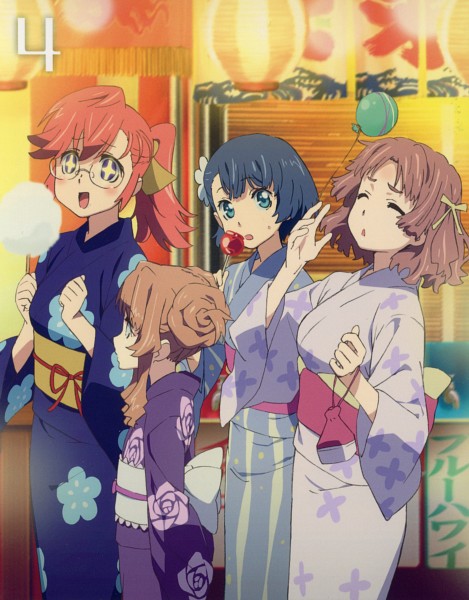 tanigawa kanna, takatsuki ichika, yamano remon, and kitahara mio (ano natsu de matteru)