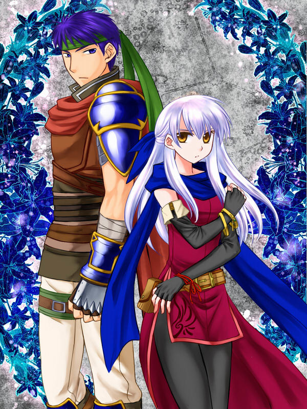 ike and micaiah (fire emblem and 1 more) drawn by bo_(774berry)