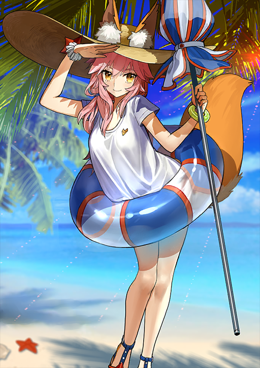 tamamo and tamamo no mae (fate and 1 more) drawn by wada_arco