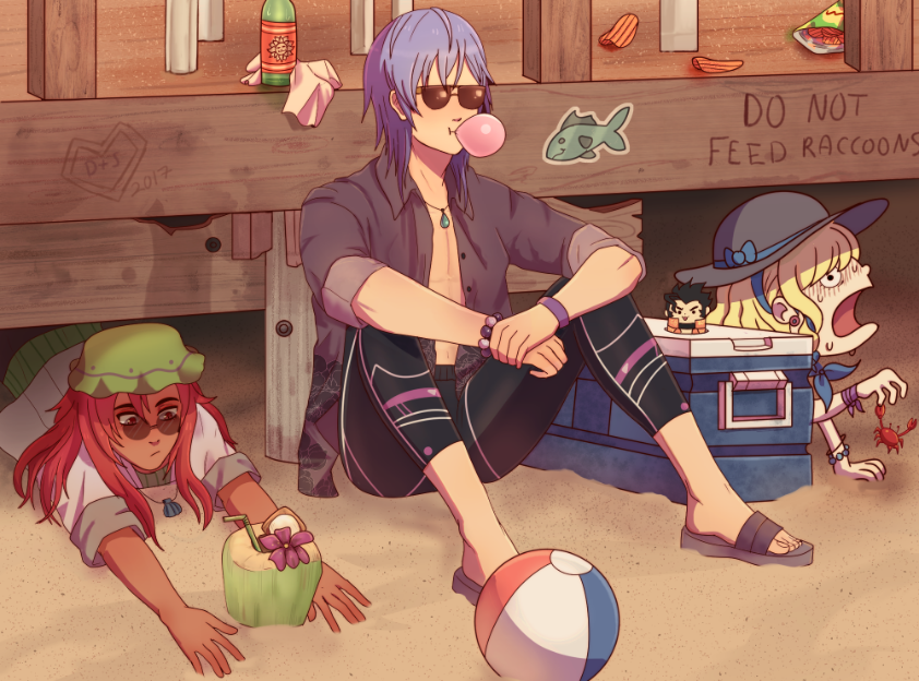 constance von nuvelle, hapi, yuri leclerc, and balthus von albrecht (fire emblem and 1 more) drawn by terrifiedmouse