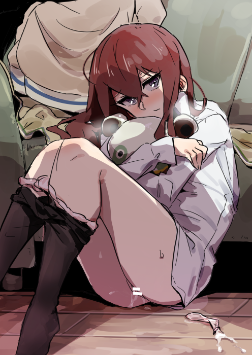 makise kurisu and upa (steins;gate) drawn by kusugi_tai