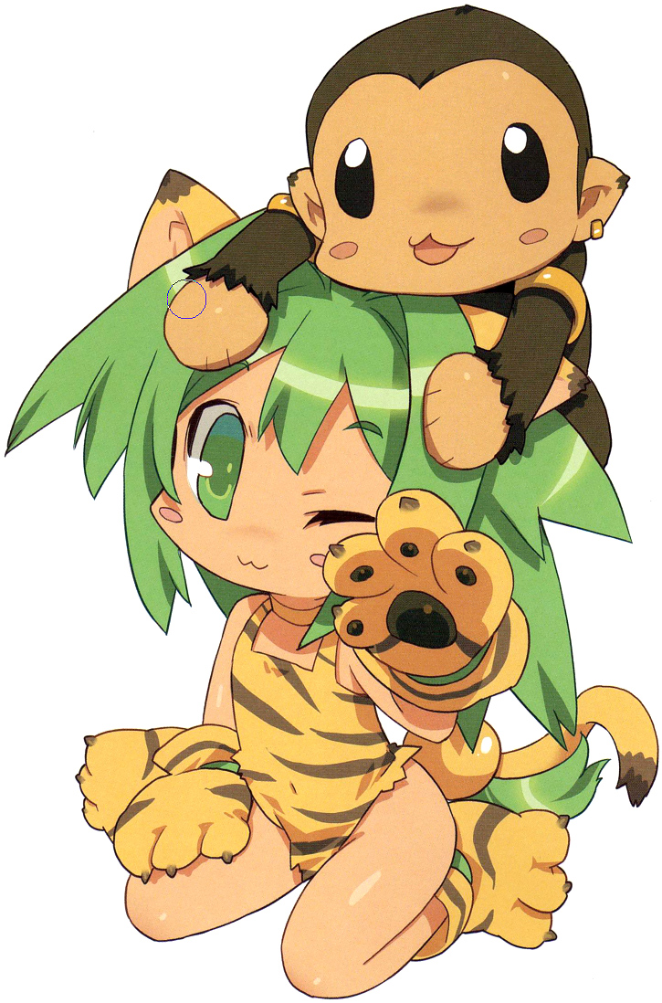 cham cham and paku paku (queen's blade and 2 more) drawn by blade_(galaxist)