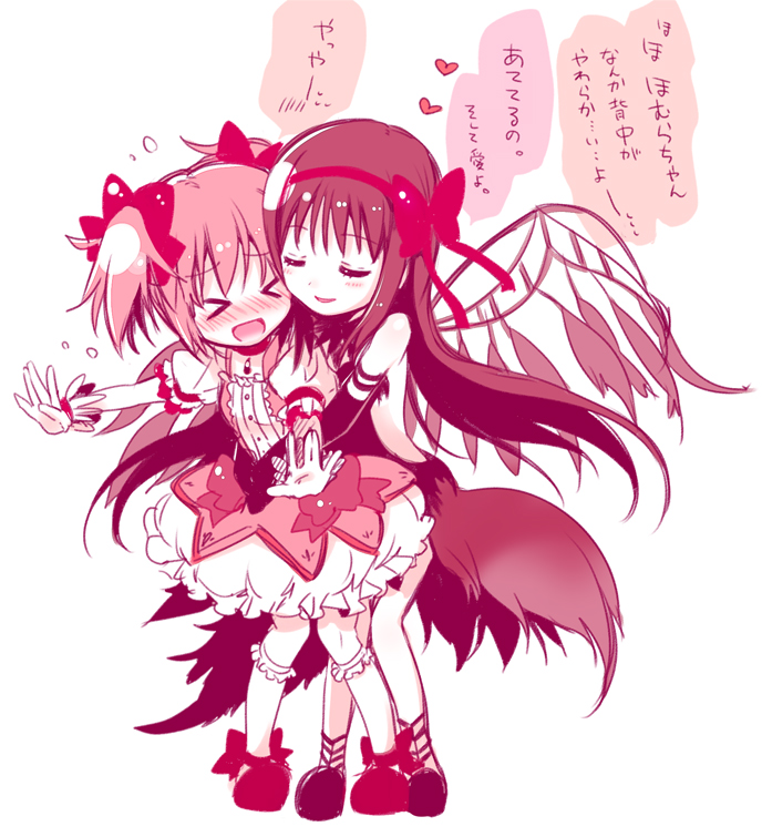 akemi homura, kaname madoka, and akuma homura (mahou shoujo madoka magica and 1 more) drawn by yamada_ako