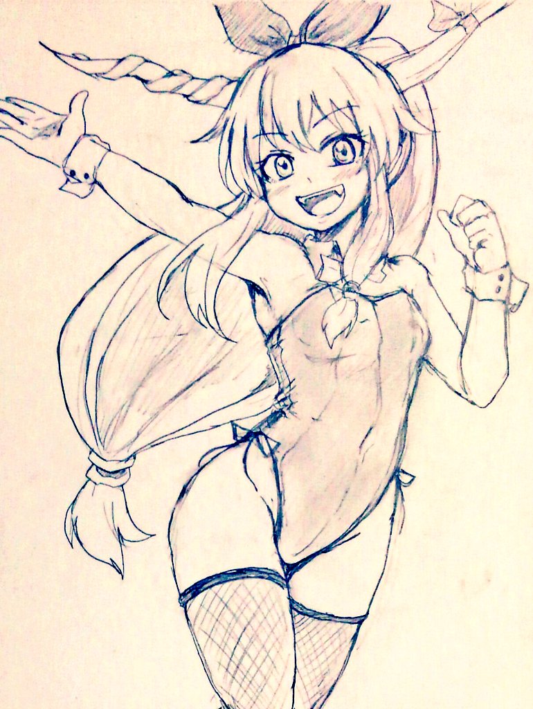 ibuki suika (touhou) drawn by d-m_(dii_emu)
