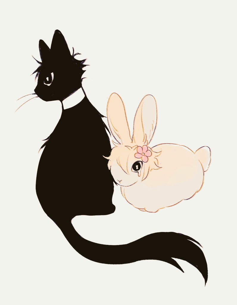 sunny and basil (omori) drawn by omo_taru