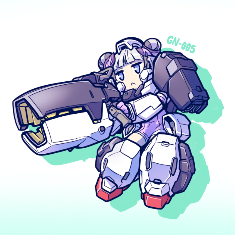 haku and gundam virtue (gundam and 2 more) drawn by kato_takuji