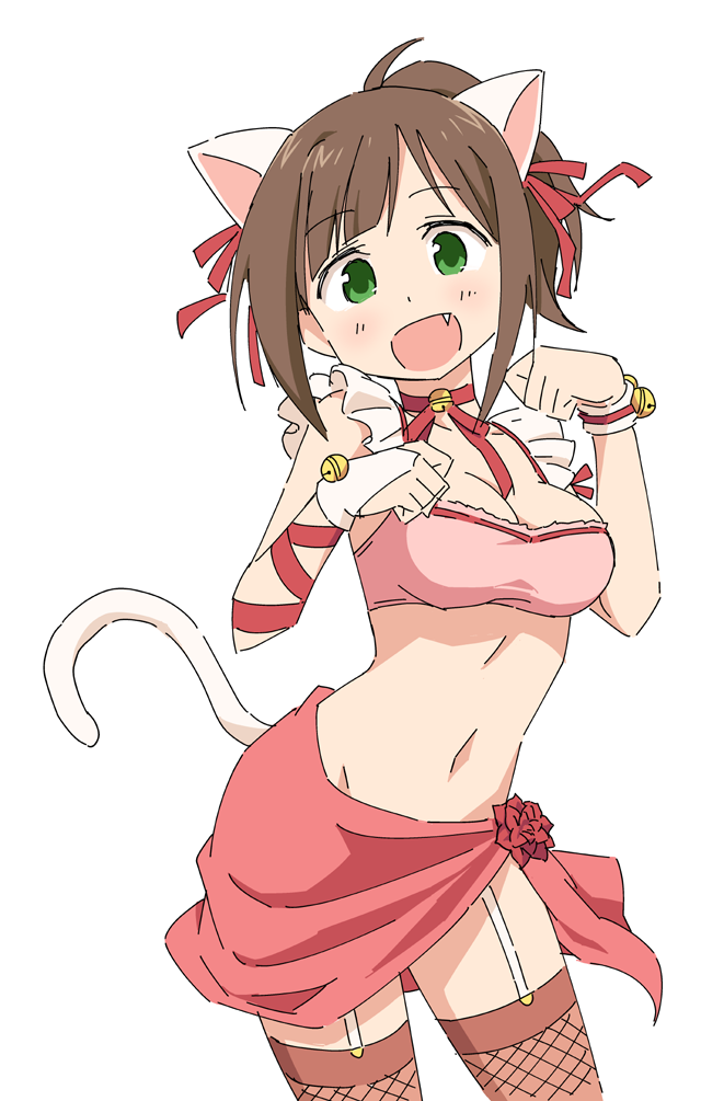 maekawa miku (idolmaster and 1 more) drawn by anbe_masahiro