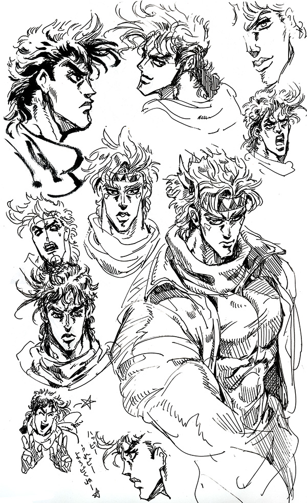 joseph joestar and caesar anthonio zeppeli (jojo no kimyou na bouken and 1 more) drawn by gabriel_(dadaist)