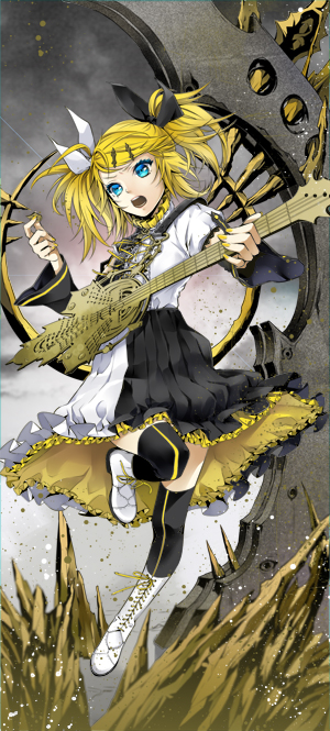 kagamine rin (vocaloid and 1 more) drawn by cocoon_(loveririn)