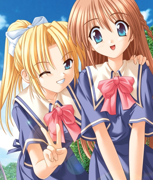 mitsuki kanae and asamiya kyou (alma ~zutto soba ni...~)