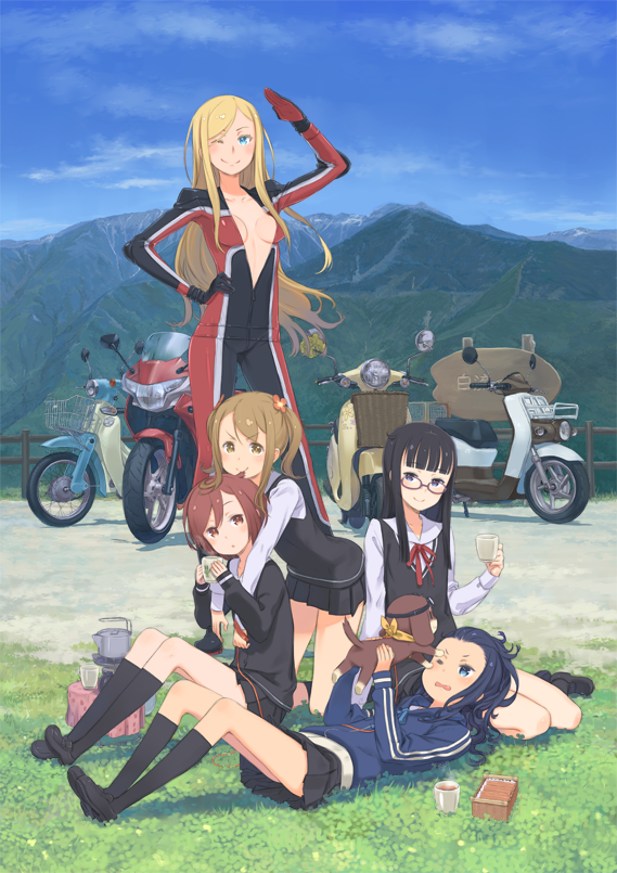 cynthia b rogers, shiozaki haruno, bessho anri, maezono rie, and kaburagi sayo (one off) drawn by kuroboshi_kouhaku