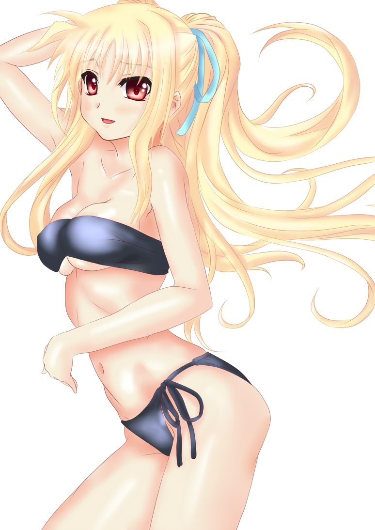 fate testarossa (lyrical nanoha and 1 more) drawn by hayato11